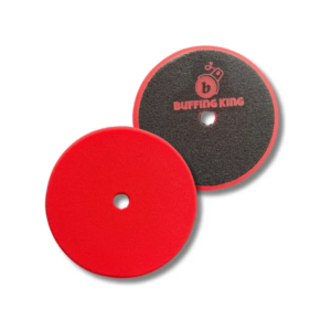 Pad Esponja Velcro Plana Lisa Roja 6" Abrillant.
